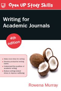 Book Cover for Writing for Academic Journals by Rowena Murray