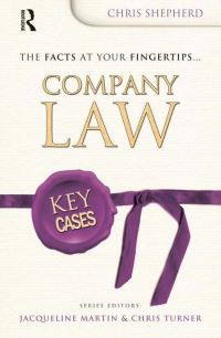 Book Cover for Company Law by Chris Shepherd