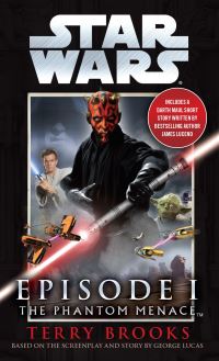 Book Cover for The Phantom Menace by Terry Brooks, George Lucas, Copyright Paperback Collection (Library of Congress)