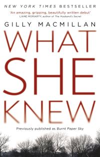 Book Cover for What She Knew by Gilly Macmillan