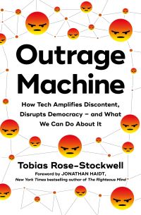 Book Cover for Outrage Machine by Tobias RoseStockwell