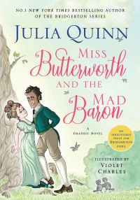 Book Cover for Miss Butterworth and the Mad Baron by Julia Quinn, Sarah Carley