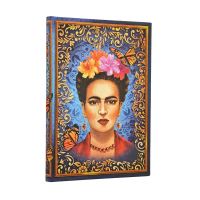 Book Cover for The Colourful Portrait (Vida Frida) Midi Lined Hardcover Journal (Elastic Band Closure) by Paperblanks
