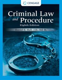Book Cover for Criminal Law and Procedure by Daniel Hall