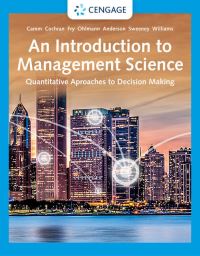 Book Cover for An Introduction to Management Science by Jeffrey D Camm