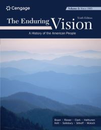 Book Cover for The Enduring Vision Volume II Since 1865 by Paul S Boyer