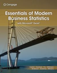 Book Cover for Essentials of Modern Business Statistics With Microsoft Excel by David R Anderson