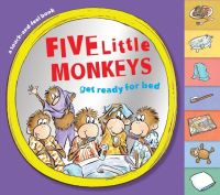 Book Cover for Five Little Monkeys Get Ready for Bed by Eileen Christelow