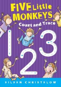 Book Cover for Five Little Monkeys Count and Trace by Eileen Christelow