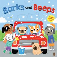 Book Cover for Barks and Beeps by Christy Tortland