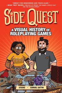 Book Cover for Side Quest by Samuel Sattin, Versify Imprint, HarperAlley Imprint, HarperCollins Childrens Books, HarperCollins Firm