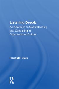 Book Cover for Listening Deeply by Howard F Stein