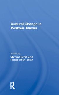 Book Cover for Cultural Change In Postwar Taiwan by Stevan Harrell