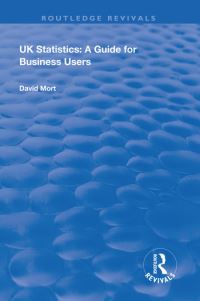 Book Cover for UK Statistics by David Mort