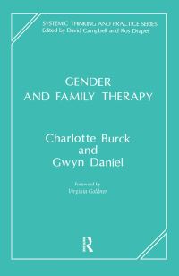 Book Cover for Gender and Family Therapy by Charlotte Burck, Gwyn Daniel