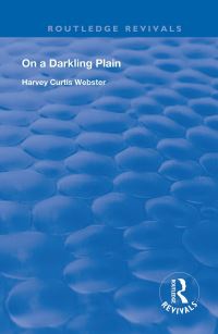 Book Cover for On a Darkling Plain by Harvey Curtis Webster