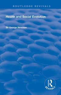 Book Cover for Health and Social Evolution by George Newman