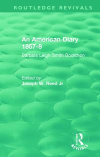 Book Cover for An American Diary 1857-8 by Barbara Leigh Smith Bodichon