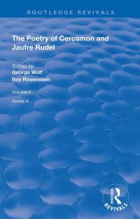 Book Cover for The Poetry of Cercamon and Jaufre Rudel by Jaufré Rudel, Cercamon