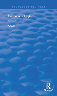 Book Cover for Textbook of Logic by Wolf Abraham