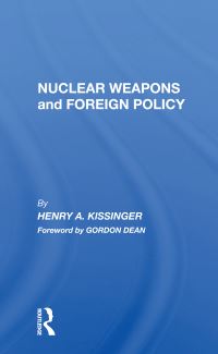 Book Cover for Nuclear Weapons and Foreign Policy by Henry Kissinger