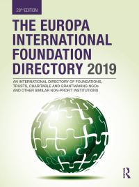 Book Cover for The Europa International Foundation Directory 2019 by Europa Publications