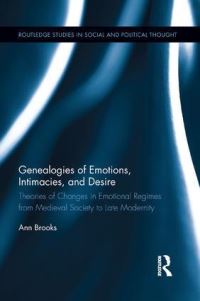 Book Cover for Genealogies of Emotions, Intimacies, and Desire by Ann Brooks