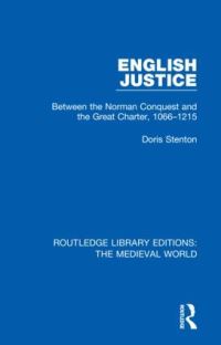 Book Cover for English Justice by Doris Mary Parsons Stenton