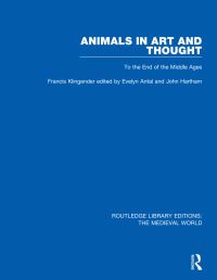 Book Cover for Animals in Art and Thought by F D Klingender
