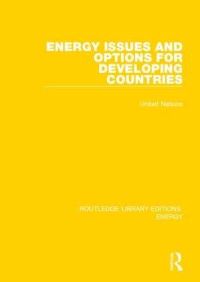 Book Cover for Energy Issues and Options for Developing Countries by 