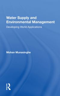 Book Cover for Water Supply and Environmental Management by Mohan Munasinghe