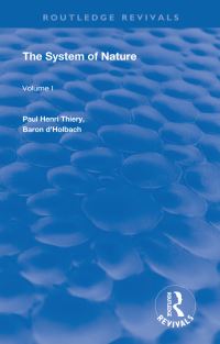 Book Cover for The System of Nature by Paul Henri Thiery