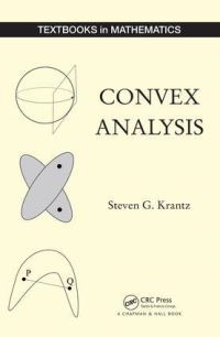 Book Cover for CONVEX ANALYSIS by STEVEN G KRANTZ