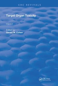 Book Cover for Target Organ Toxicity. Volume 2 by Gerald M Cohen