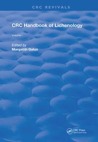 Book Cover for Handbook of Lichenology. Volume 1 by Margalith Galun