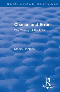 Book Cover for Chance and Error by Marsh Hopkins