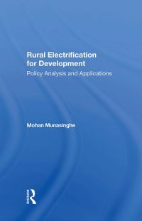 Book Cover for Rural Electrification for Development by Mohan Munasinghe