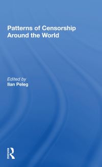 Book Cover for Patterns of Censorship Around the World by Ilan Peleg