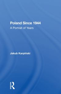 Book Cover for Poland Since 1944 by Jakub KarpiÔnski