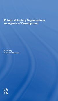 Book Cover for Private Voluntary Organizations as Agents of Development by Robert F Gorman