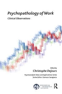 Book Cover for Psychopathology of Work by Christophe Dejours