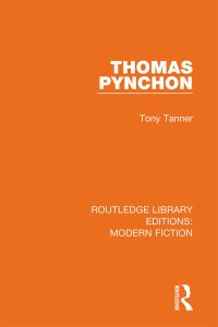 Book Cover for Thomas Pynchon by Tony Tanner