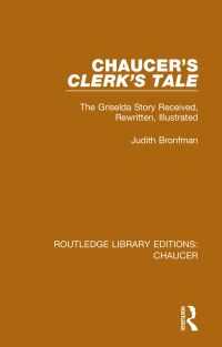 Book Cover for Chaucer's Clerk's Tale by Judith Bronfman