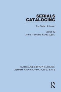 Book Cover for Serials Cataloging by Jim E Cole, Jackie Zajanc