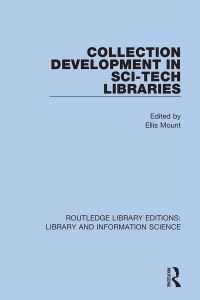 Book Cover for Collection Development in Sci-Tech Libraries by Ellis Mount