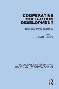Book Cover for Cooperative Collection Development by Donald B Simpson