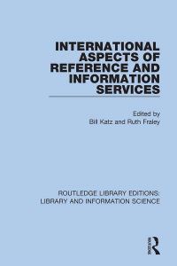 Book Cover for International Aspects of Reference and Information Services by Bill Katz, Ruth A Fraley