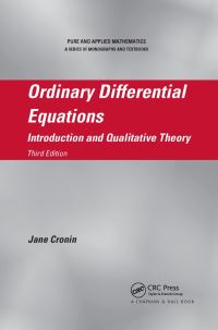 Book Cover for Ordinary Differential Equations by Jane Cronin
