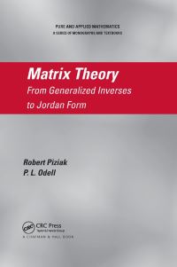 Book Cover for Matrix Theory by Robert Piziak, Patrick L Odell
