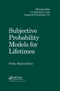 Book Cover for Subjective Probability Models for Lifetimes by F Spizzichino